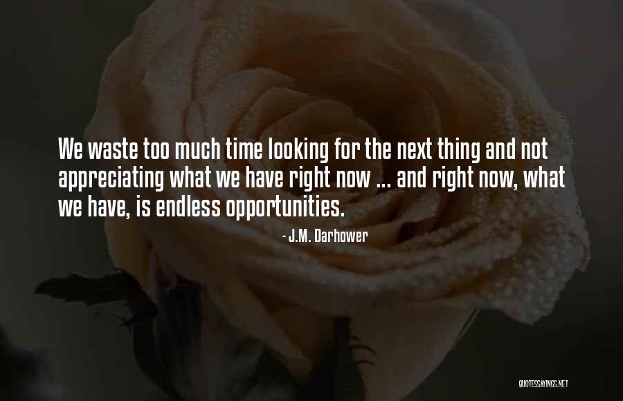 Endless Opportunities Quotes By J.M. Darhower