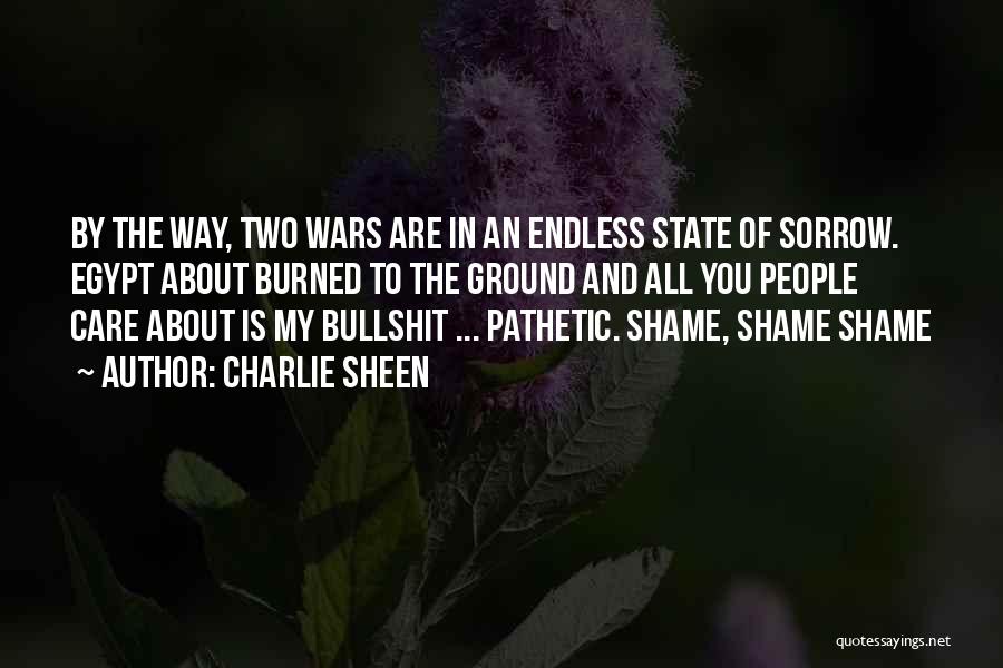 Endless War Quotes By Charlie Sheen