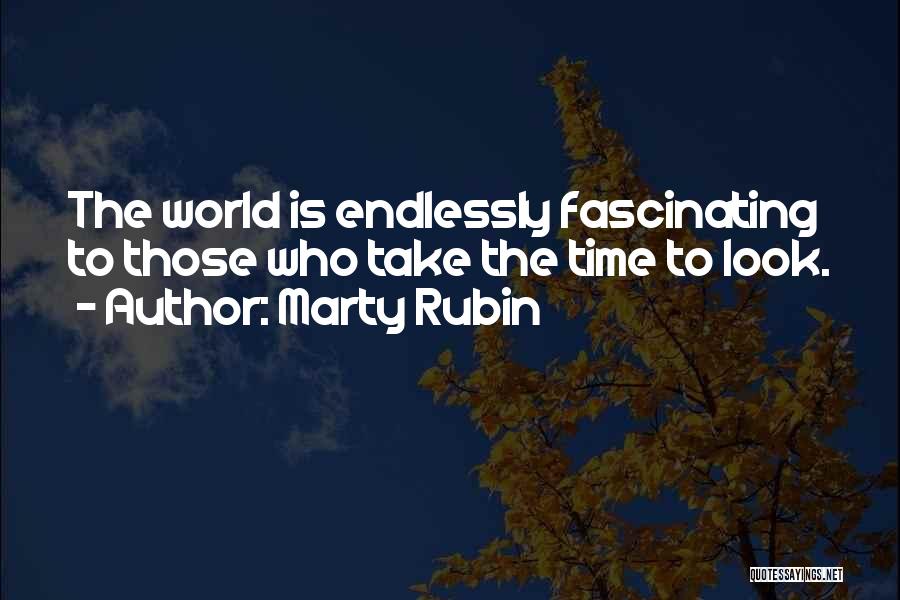 Endlessly Fascinating Quotes By Marty Rubin