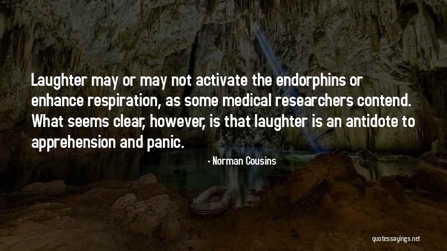 Endorphins Quotes By Norman Cousins Endorphins Quotes By Norman Cousins