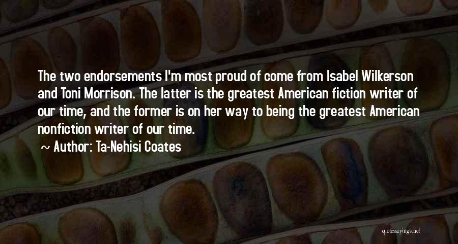 Endorsements Quotes By Ta-Nehisi Coates