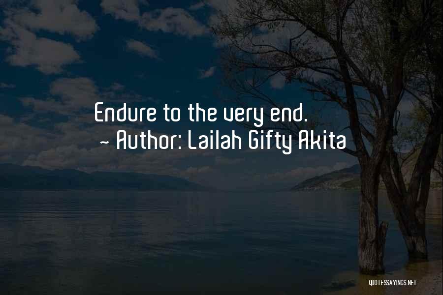 Endurance Christian Quotes By Lailah Gifty Akita