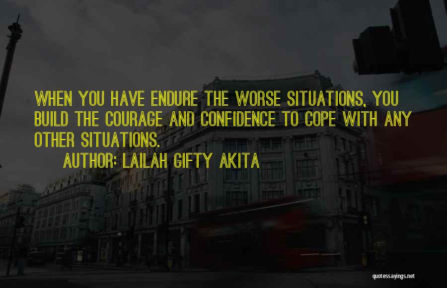Endurance In Hard Times Quotes By Lailah Gifty Akita