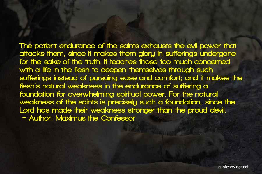 Endurance In Life Quotes By Maximus The Confessor