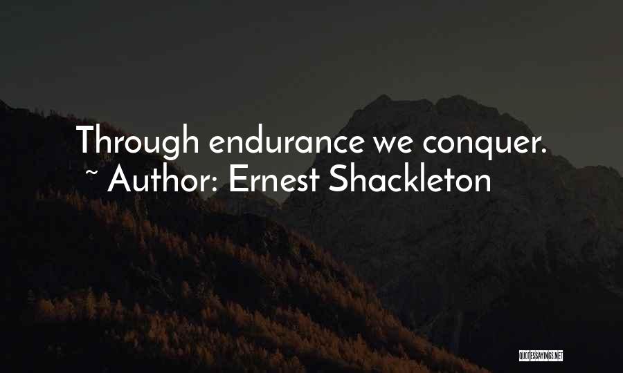 Endurance Shackleton Quotes By Ernest Shackleton