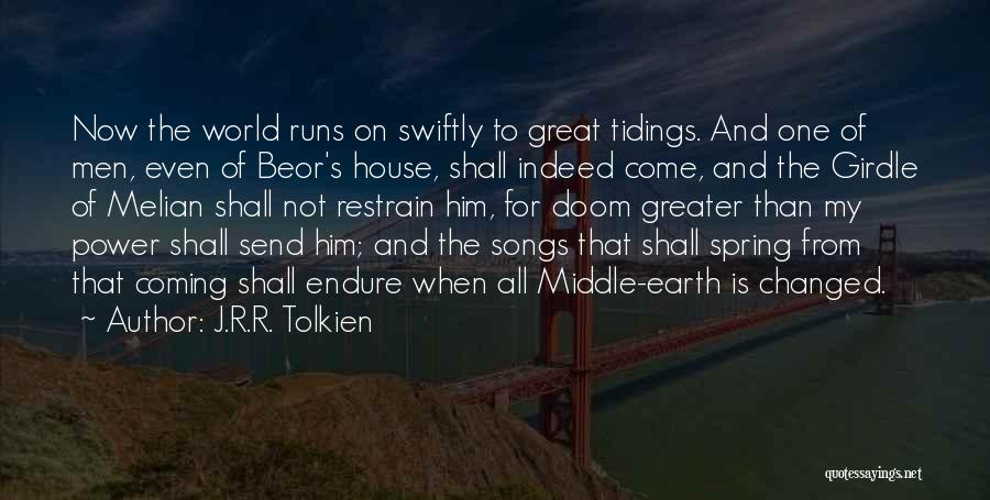 Endure Quotes By J.R.R. Tolkien