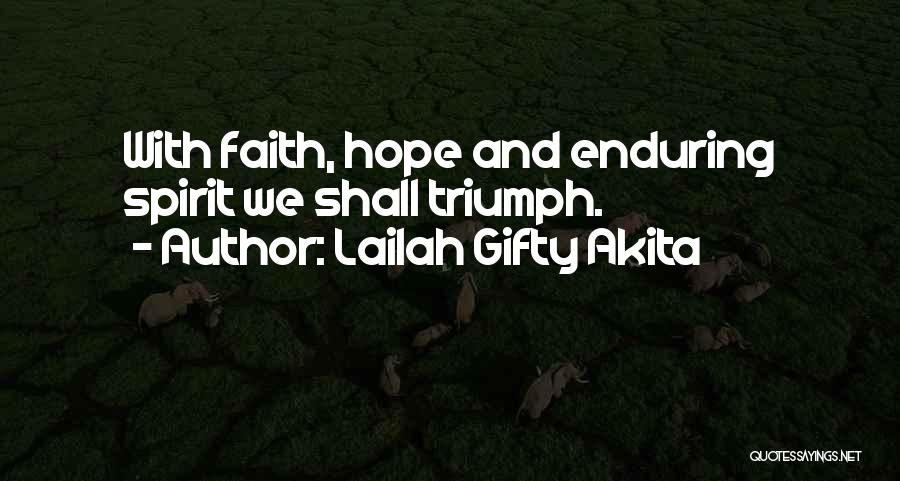 Enduring Adversity Quotes By Lailah Gifty Akita