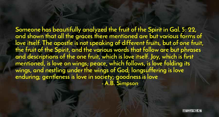 Enduring Love God Quotes By A.B. Simpson