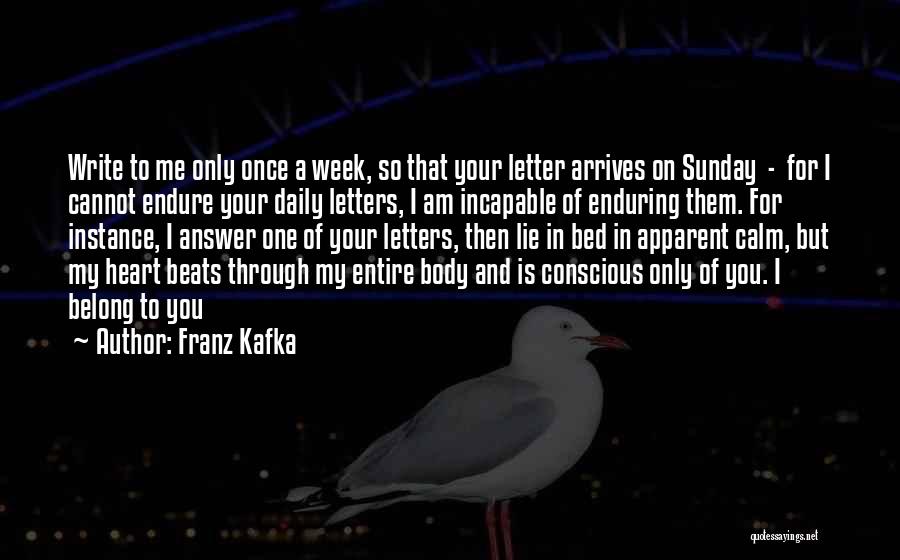 Enduring Love Love Quotes By Franz Kafka