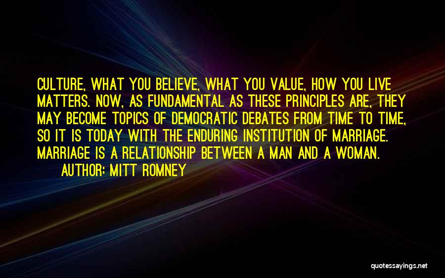 Enduring Marriage Quotes By Mitt Romney