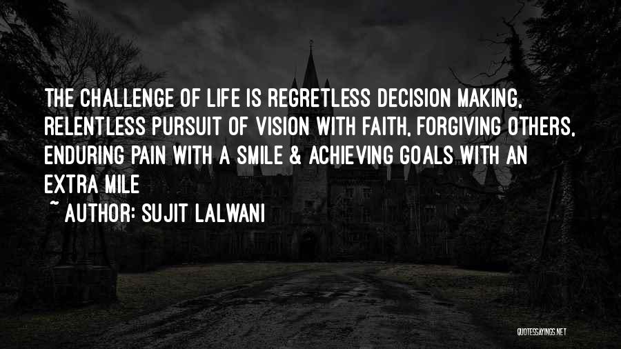Enduring Pain Quotes By Sujit Lalwani