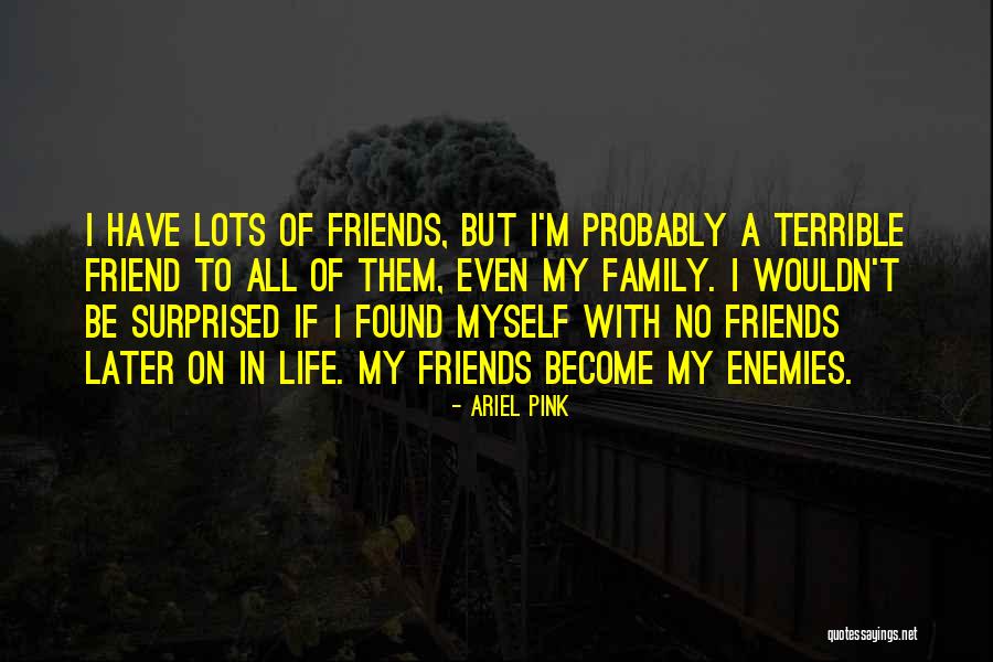 Enemies Become Best Friends Quotes By Ariel Pink