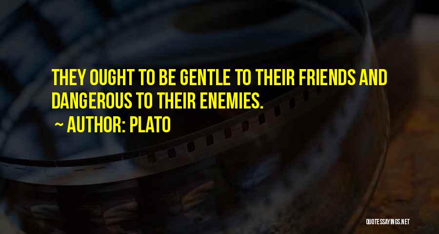 Enemies Friends Quotes By Plato