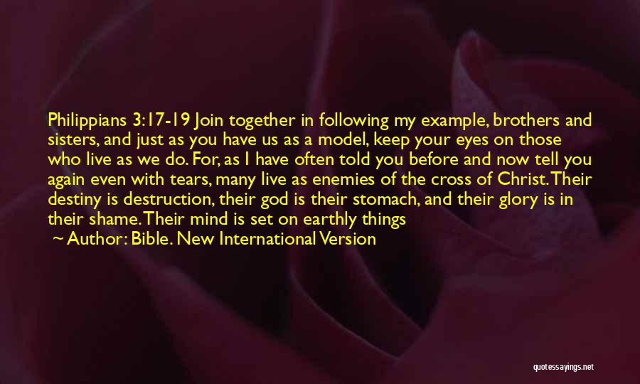 Enemies Version Quotes By Bible. New International Version