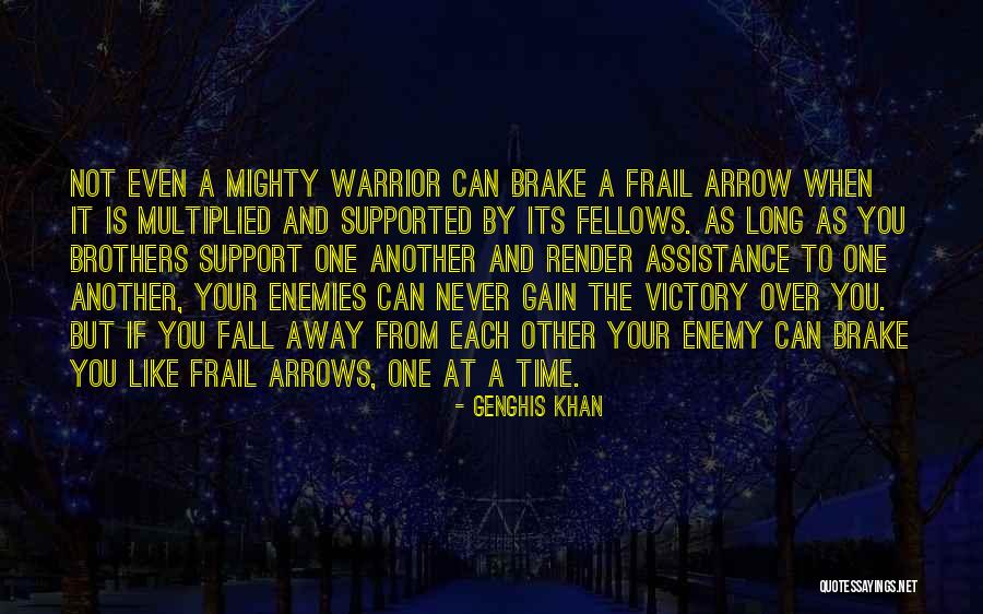 Enemy Brother Quotes By Genghis Khan