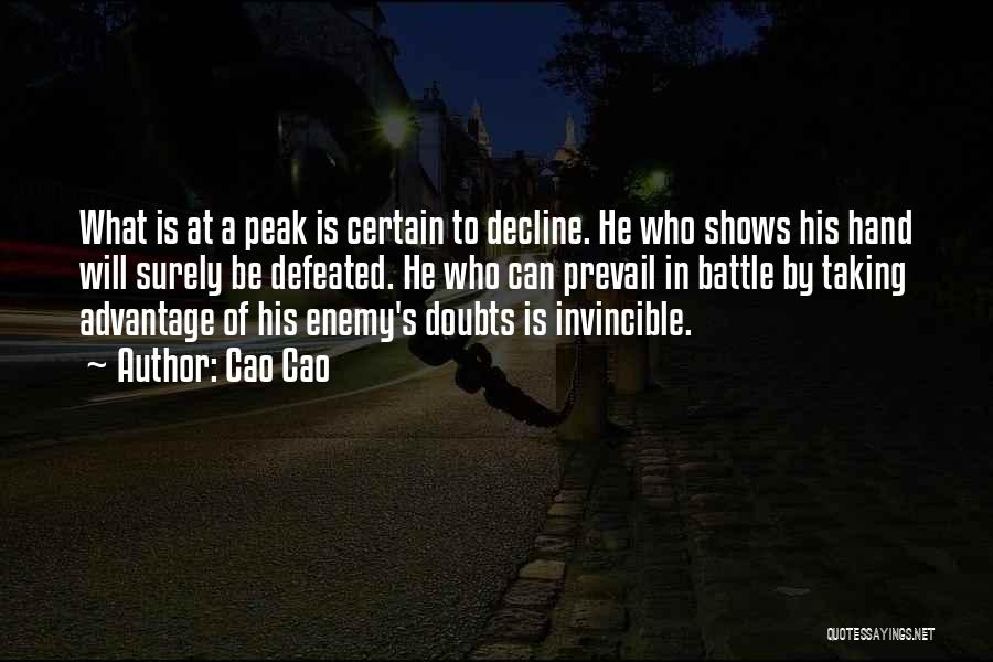 Enemy Defeated Quotes By Cao Cao