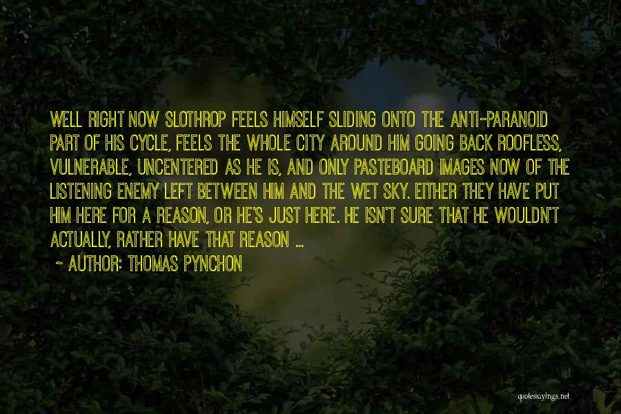 Enemy Images Quotes By Thomas Pynchon