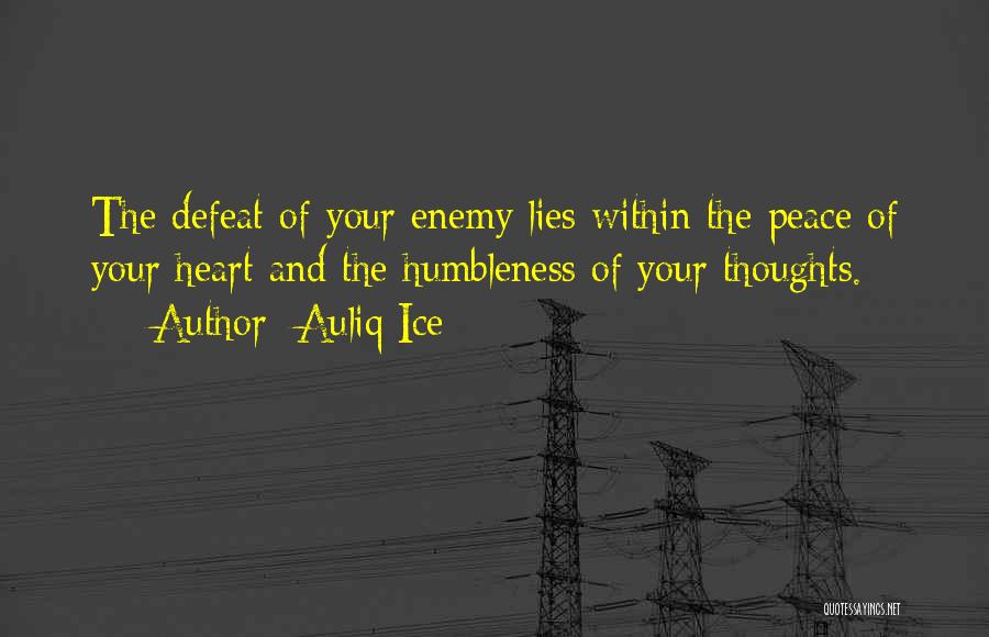 Enemy Within Quotes By Auliq Ice