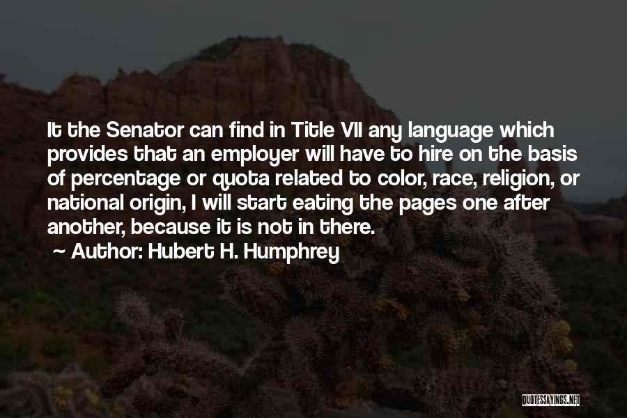Energetico In English Quotes By Hubert H. Humphrey