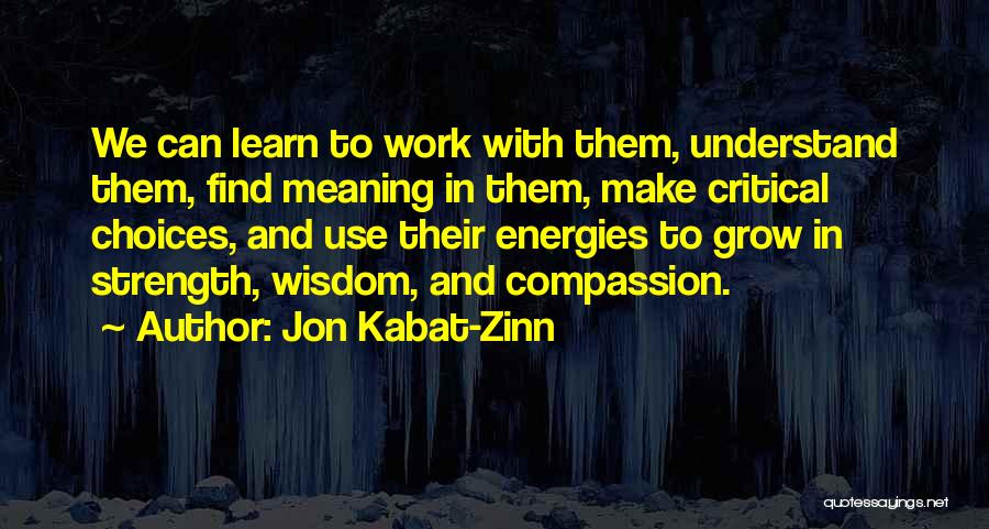 Energies Quotes By Jon Kabat-Zinn