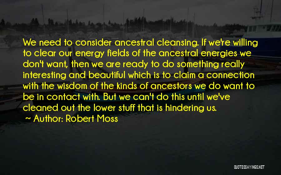 Energies Quotes By Robert Moss