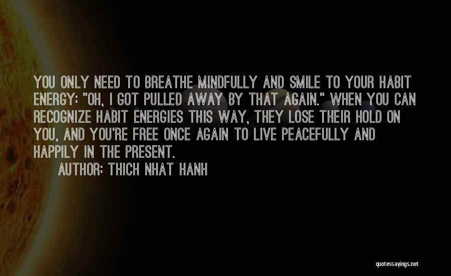 Energies Quotes By Thich Nhat Hanh