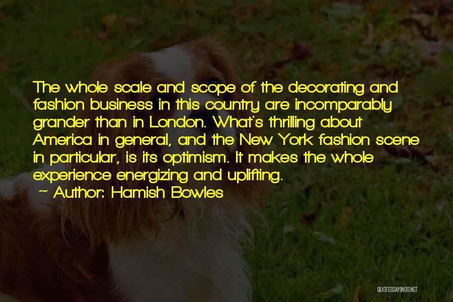 Energizing Quotes By Hamish Bowles