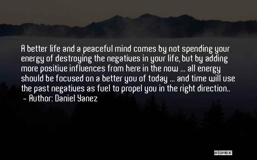 Energy And Attitude Quotes By Daniel Yanez