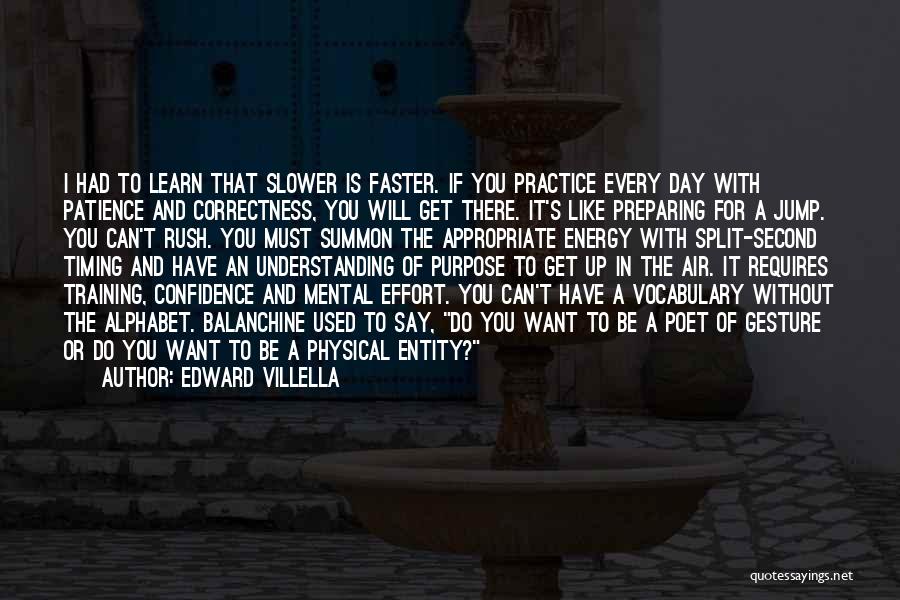 Energy And Effort Quotes By Edward Villella