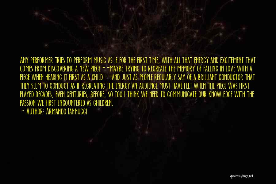 Energy And Excitement Quotes By Armando Iannucci