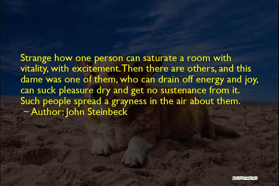 Energy And Excitement Quotes By John Steinbeck