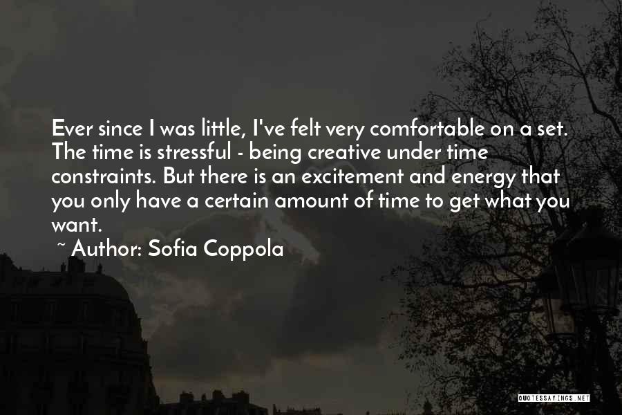 Energy And Excitement Quotes By Sofia Coppola