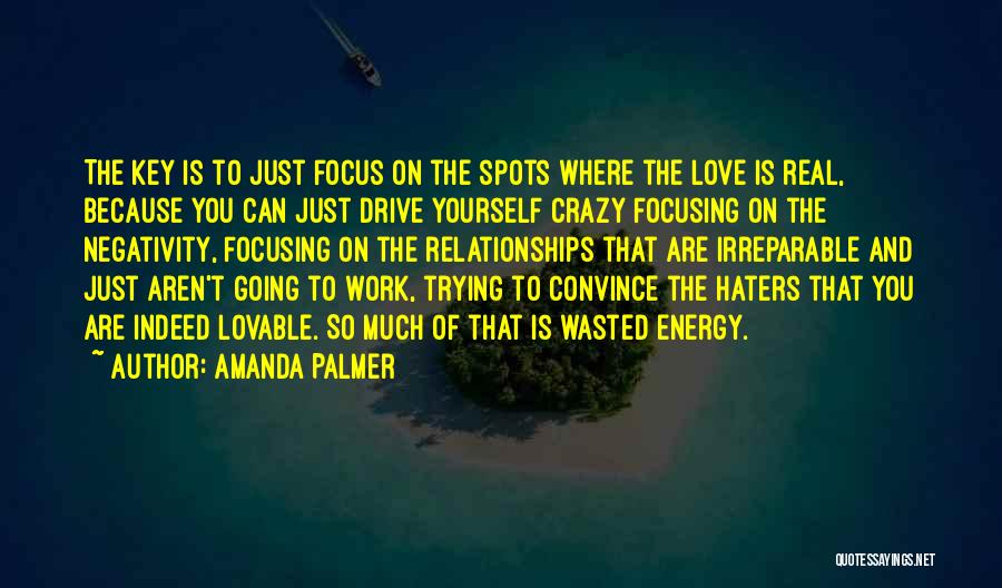Energy And Focus Quotes By Amanda Palmer