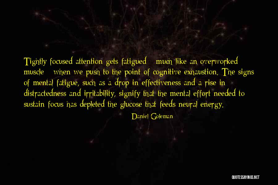Energy And Focus Quotes By Daniel Goleman Energy And Focus Quotes By Daniel Goleman
