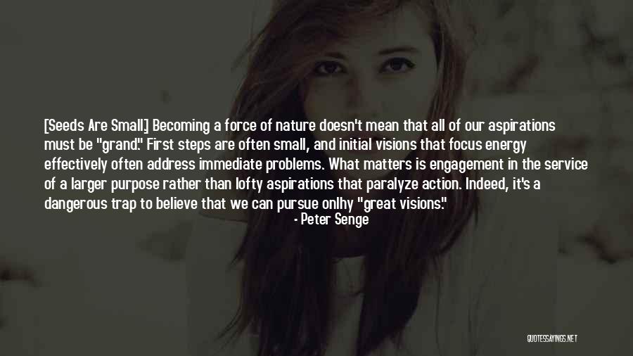 Energy And Focus Quotes By Peter Senge