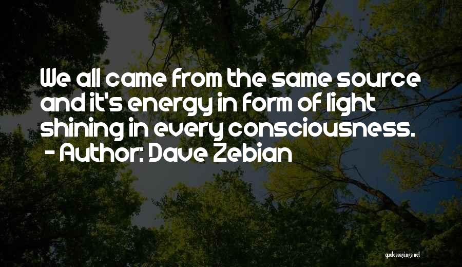 Energy And Light Quotes By Dave Zebian