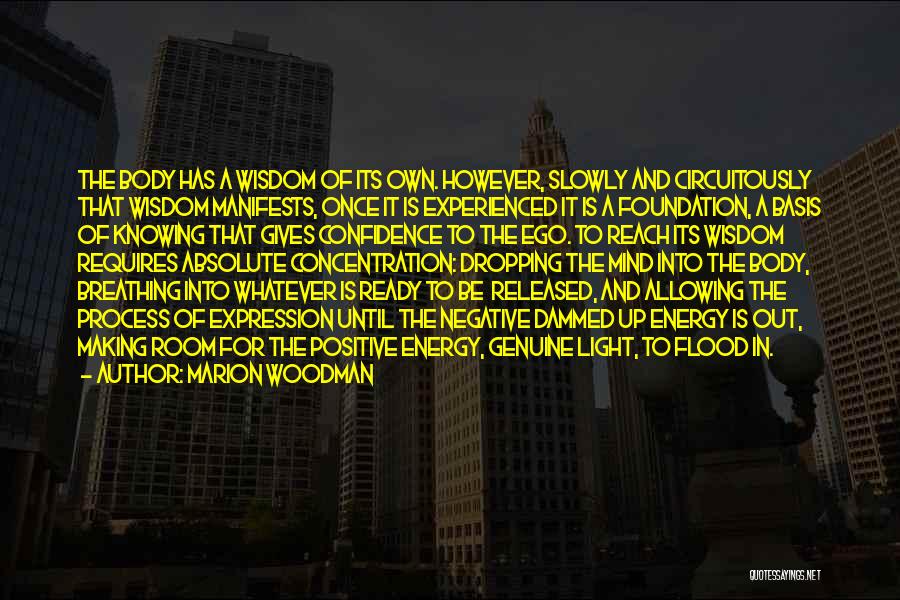 Energy And Light Quotes By Marion Woodman