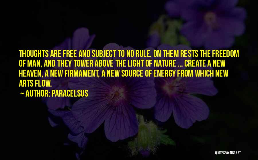 Energy And Light Quotes By Paracelsus