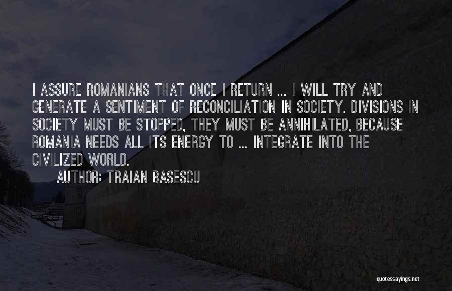Energy And Society Quotes By Traian Basescu