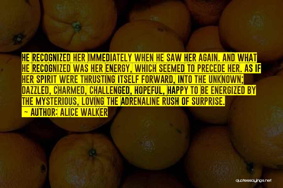 Energy And Spirit Quotes By Alice Walker
