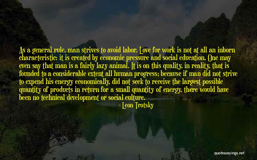 Energy At Work Quotes By Leon Trotsky