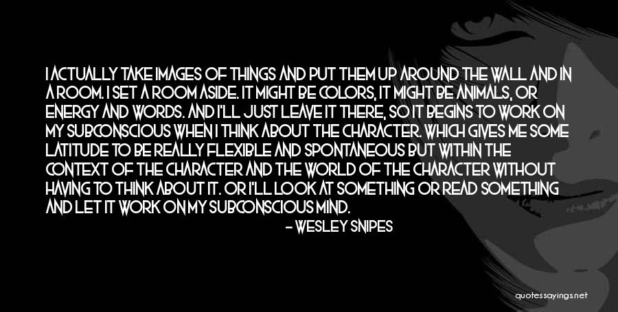 Energy At Work Quotes By Wesley Snipes