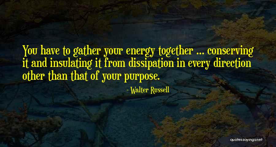 Energy Conserving Quotes By Walter Russell