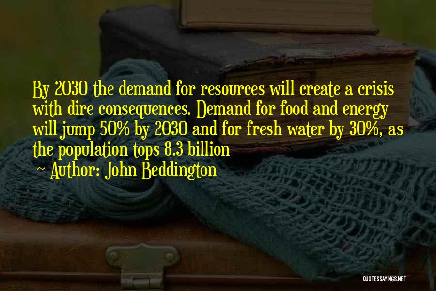Energy Crisis Quotes By John Beddington