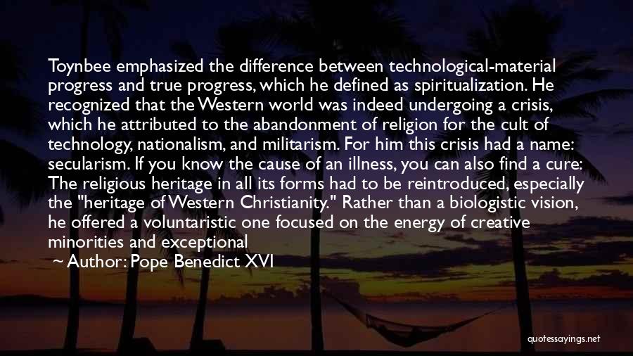 Energy Crisis Quotes By Pope Benedict XVI