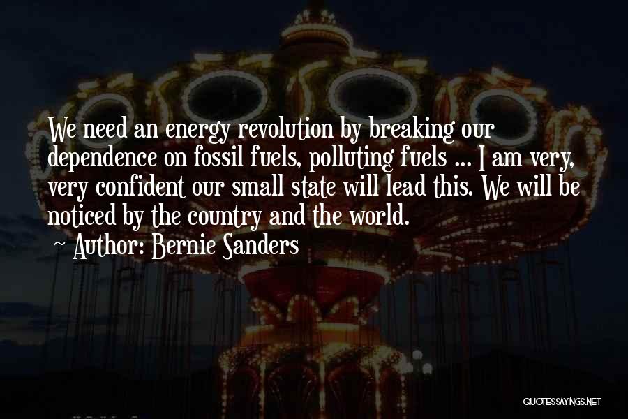 Energy Dependence Quotes By Bernie Sanders