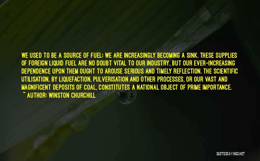 Energy Dependence Quotes By Winston Churchill