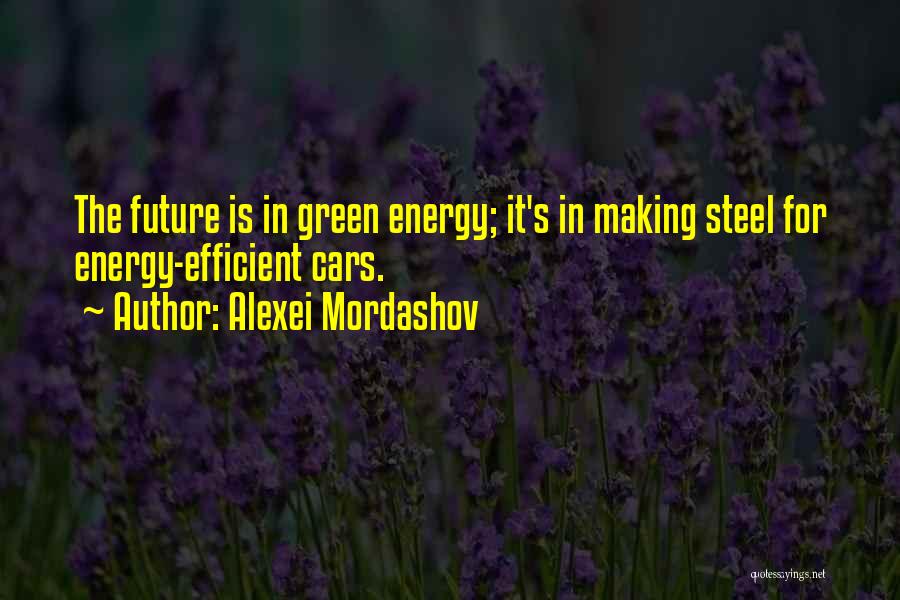 Energy Efficient Quotes By Alexei Mordashov