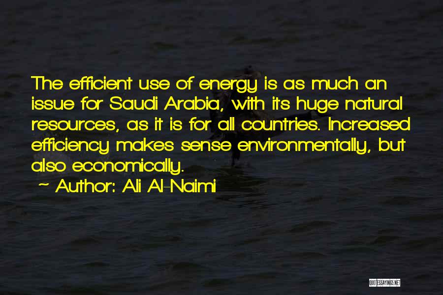 Energy Efficient Quotes By Ali Al-Naimi