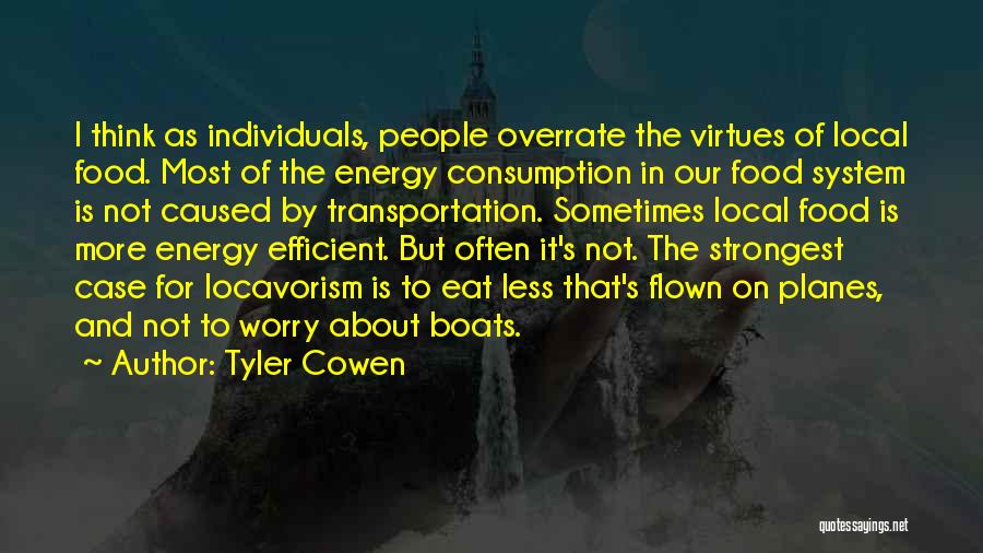 Energy Efficient Quotes By Tyler Cowen